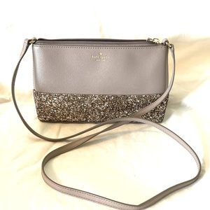 NWOT - Kate Spade Ramey Greta Court Glitter, size 10”x6”
